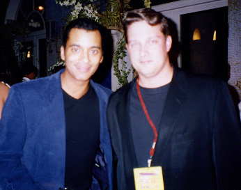Wayne with pop star Jon Secada at Bongo’s.