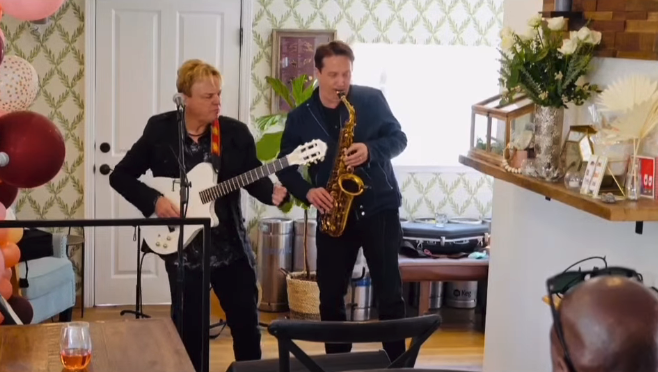 Performing with #1 Billboard guitarist Steve Oliver from Sandy Shore’s Jazz Weekender in beautiful California!